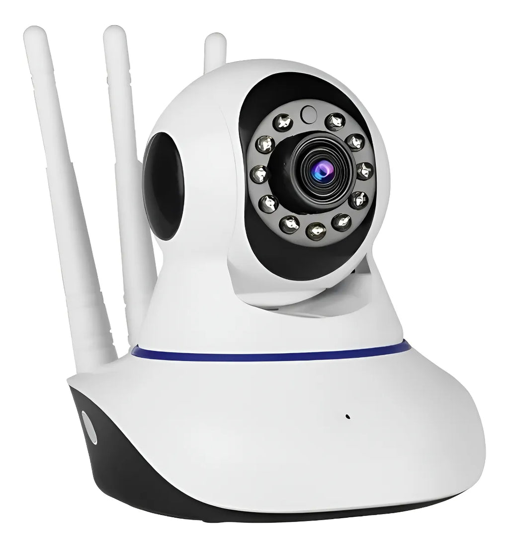 Cámara De Seguridad Ip Wifi Robot 1080P Full Hd 360° 3 Antenas